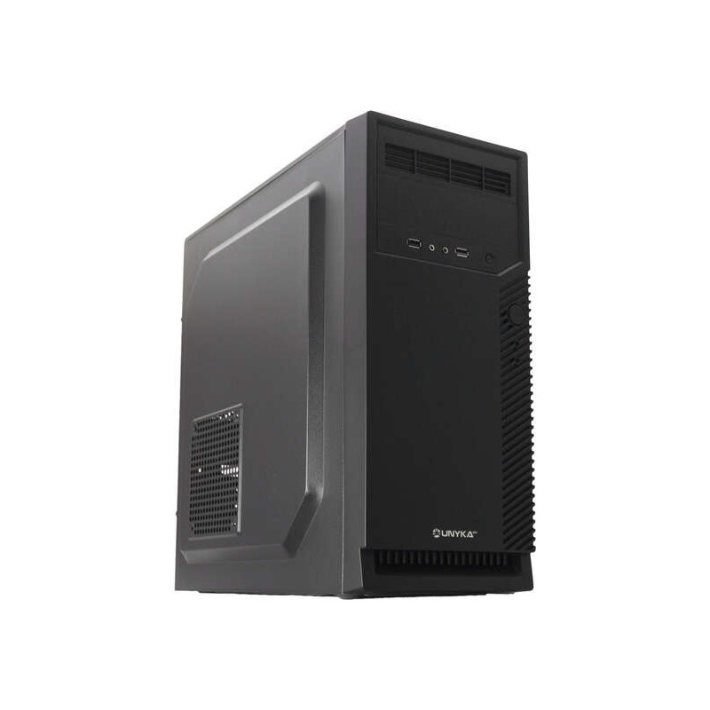 Unykach Aero C30 ATX, Caixa MicroATX - Tamanho de disco suportado 3,5", 2,5" - USB-A 2.0/3.2 e áudio